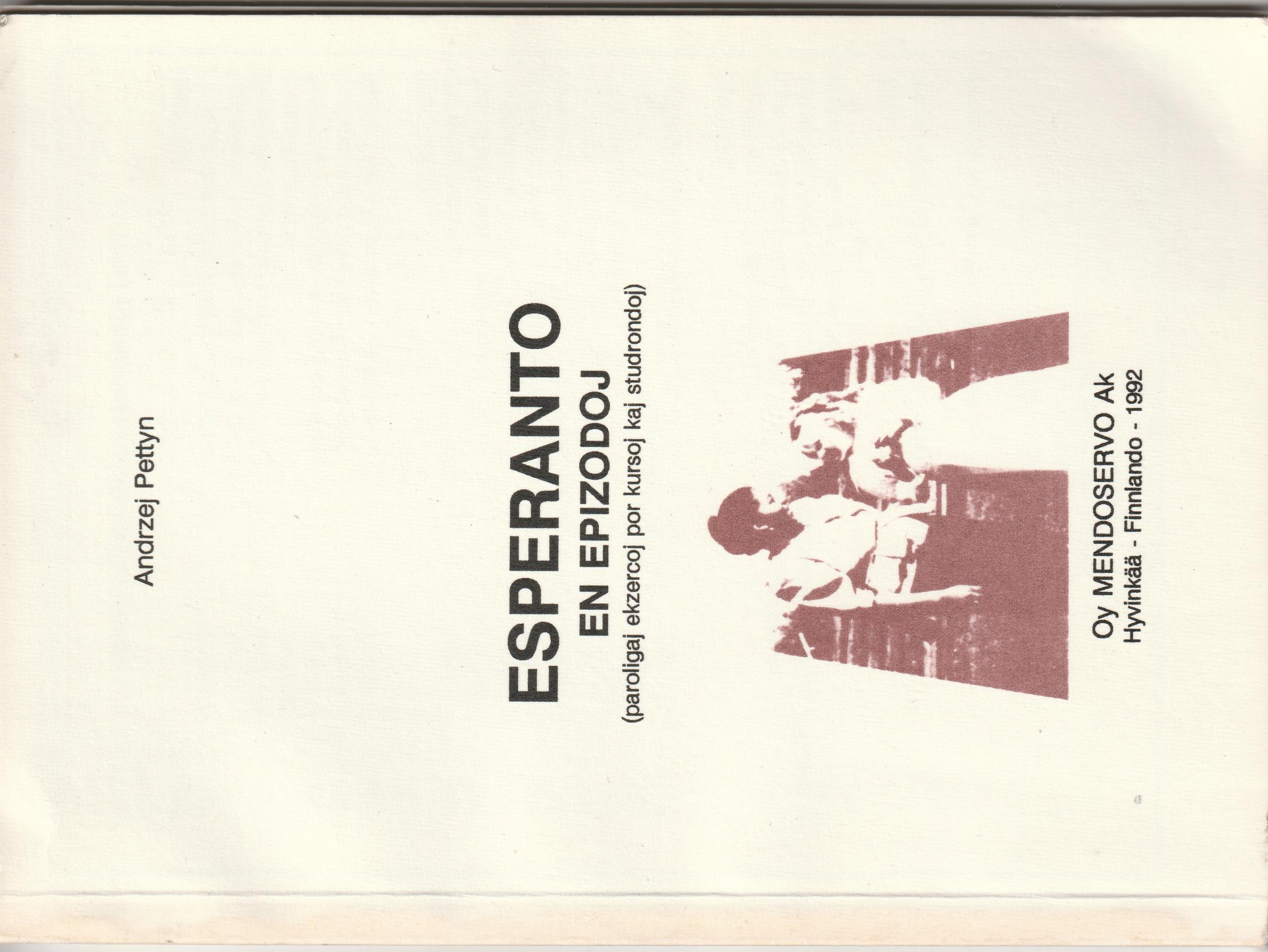 Esperanto en epizodoj – okładka
