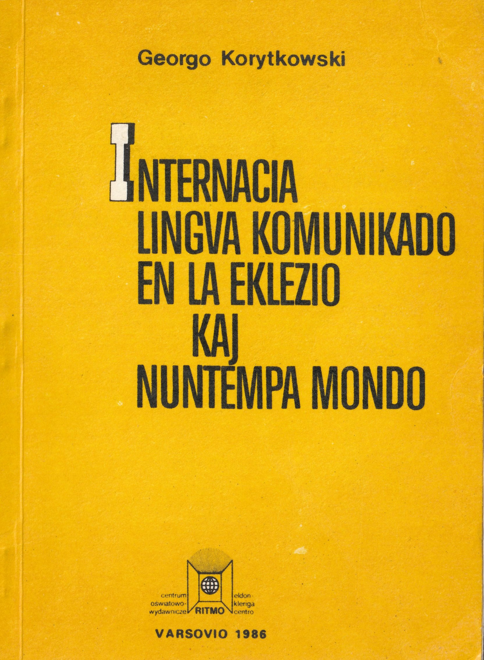 Internacia lingva komunikado en la eklezio kaj nuntempa mondo – okładka książki