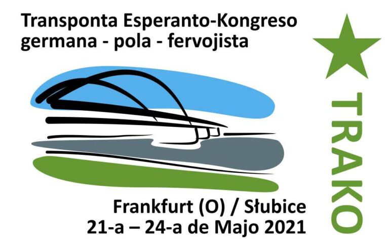 Transponta Esperanto-Kongreso 2021 trako hibrida blanka rando