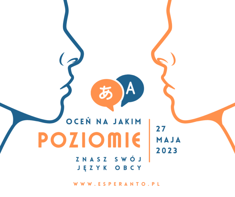 Blue Orange Simple International Mother Language Day Greeting Template (Facebook Post)
